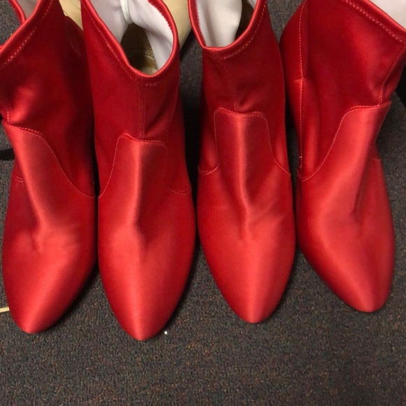 aquazzura red boots